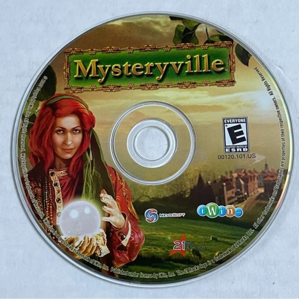 Mysteryville Games PC Games CD ROM E Everyone ESRB iWin Games 2007 21 Rocks